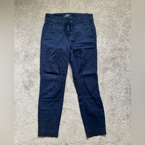 Navy J Crew Chinos size 0